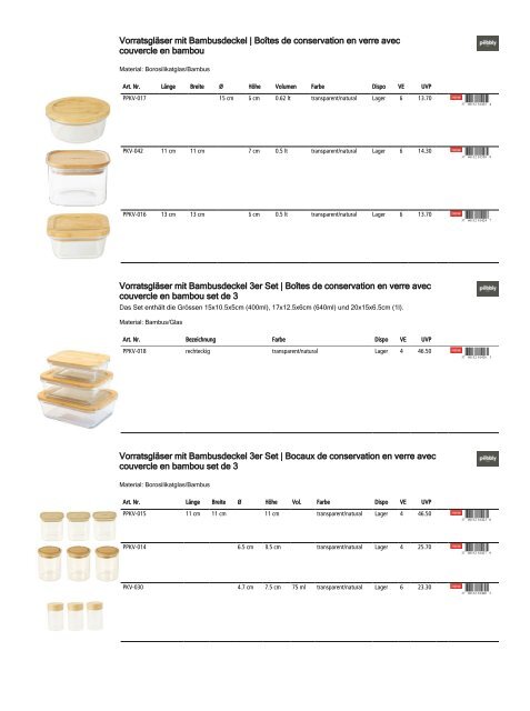 Retailkatalog Maison Truffe, Nr01