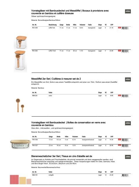 Retailkatalog Maison Truffe, Nr01