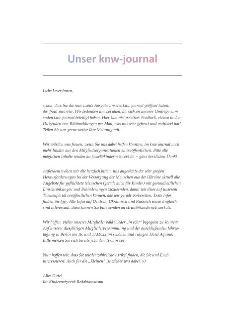  knw journal