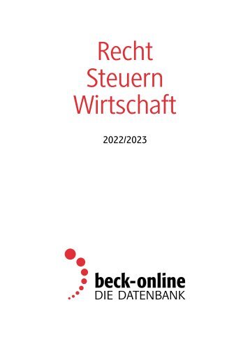 beck-online 2022/2023