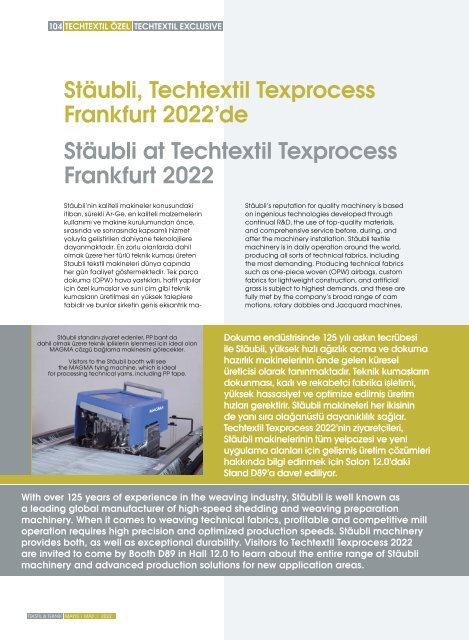 Tekstil Teknik May 2022