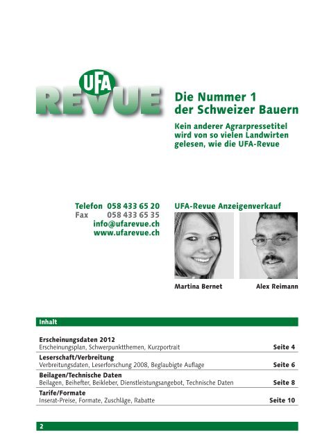 Download UFA-Revue Preise und Leistungen 2012 (pdf - Landi