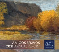 2021 Amigos Bravos 2021 Annual Report 