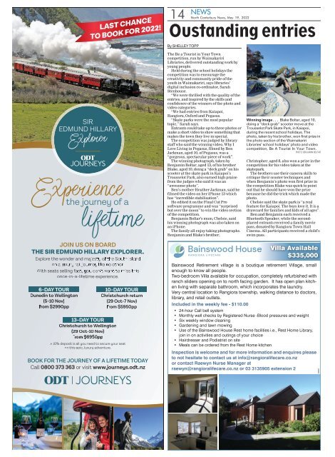 North Canterbury News: May 19, 2022