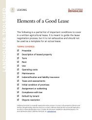 Elements of a Good Lease