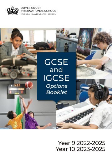 IGCSE Options Booklet 2022-2025