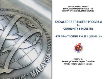 Knowledge Transfer Program - KTP - UTM