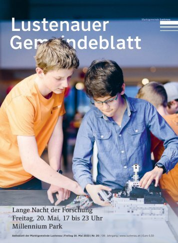 Lustenauer Gemeindeblatt Nr. 20 | Freitag, 20. Mai 2022