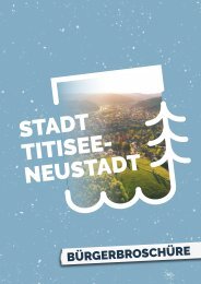 Bürgerbroschüre Titisee-Neustadt / Ansichtsbeispiel