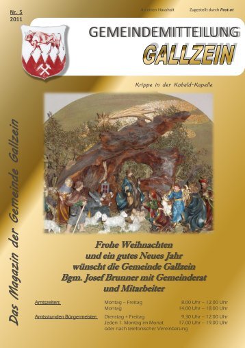 2011 - Gemeinde Gallzein - Land Tirol