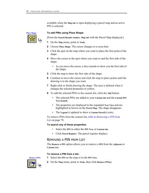 Teraview Guide 78 TERAVIEW REFERENCE GUI