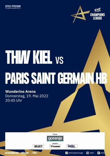 ZEBRA Hallenheft THW Kiel vs. Paris Saint Germain HB