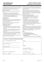 Iht400 Notes Form IHT400 - Inheritance Tax account - Heritage Wills