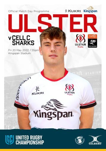 Ulster Rugby Match Day Programme - v Cell C Sharks