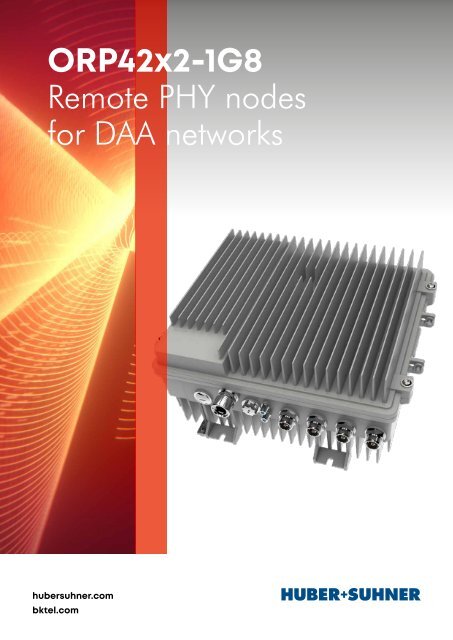 Remote PHY Node for DAA network