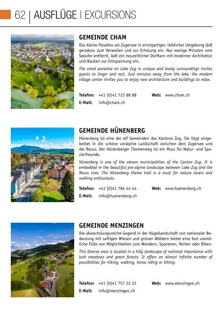 Guide Zug Frühling 2022