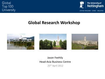 Asia Business Centre - The University of Nottingham, Malaysia ...