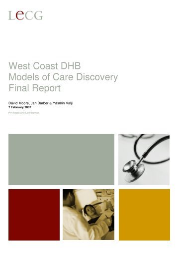 Models of care discovery - West Coast DHB Homepage