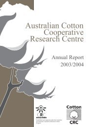 Australian Cotton Cooperative Research Centre - Cotton Catchment ...