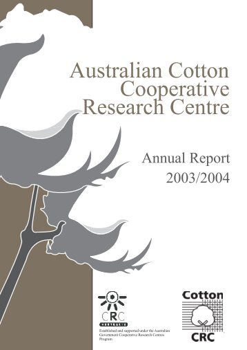 Australian Cotton Cooperative Research Centre - Cotton Catchment ...