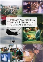 Defence Anaesthesia - Journal of the Royal Army Medical Corps