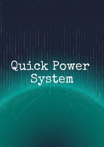 Quick Power System PDF Plans, Blueprint and Book by Ray Allen