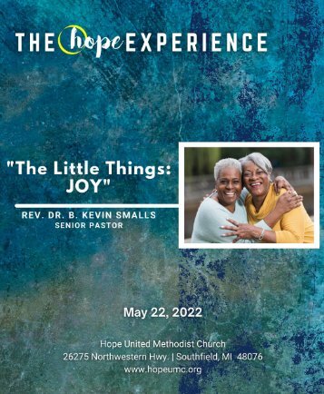 May 22, 2022 Bulletin - 6TH SUNDAY OF EASTER