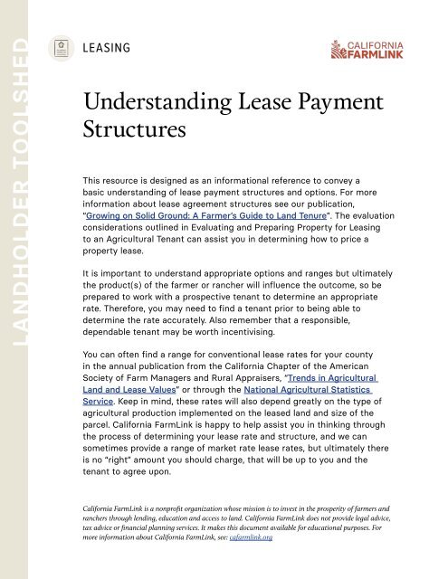 Understanding Lease Payment Structures