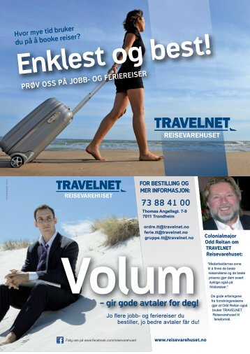 volum – gir gode avtaler for deg! - TRAVELNET Reisevarehuset