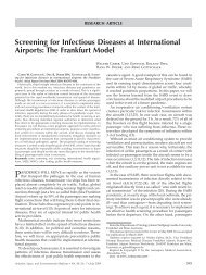 Screening for Infectious Diseases at International Airports - EAGOSH!