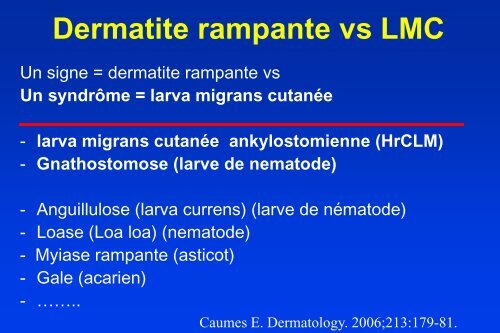 Dermatologie du voyageur - Infectiologie