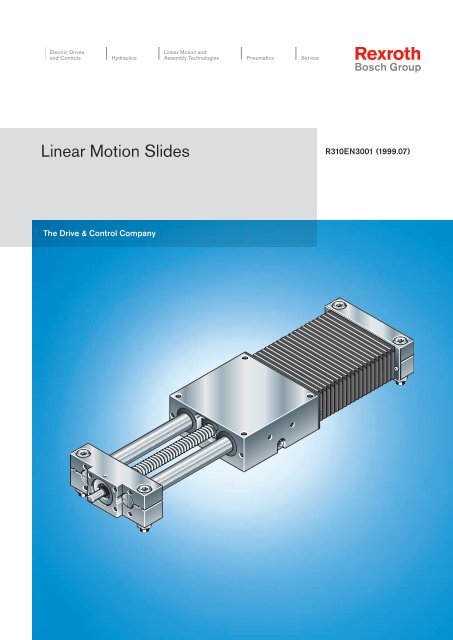 Linear Motion Slides Open type - Brammer