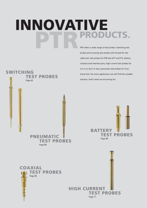 coaxial test probes - Phoenix Mecano Kft.