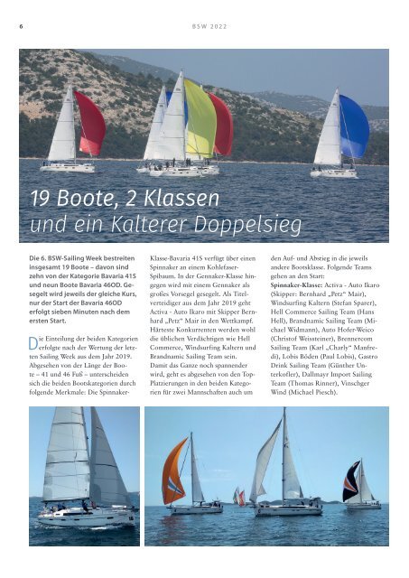 Brennercom Sailing Week 2022