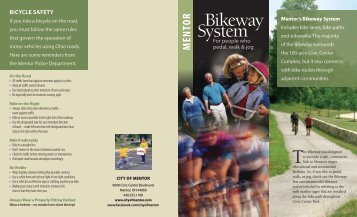 Mentor's Bikeway System - City of Mentor