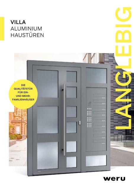 WERU VILLA Aluminium Haustüren 