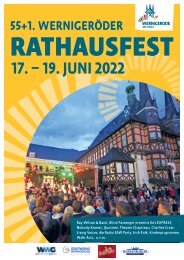 Rathausfest Wernigerode 2022