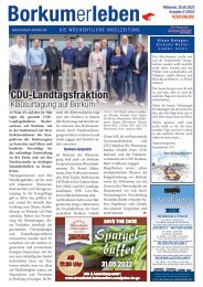 25.05.2022 / Borkumerleben - Die wöchentliche Inselzeitung