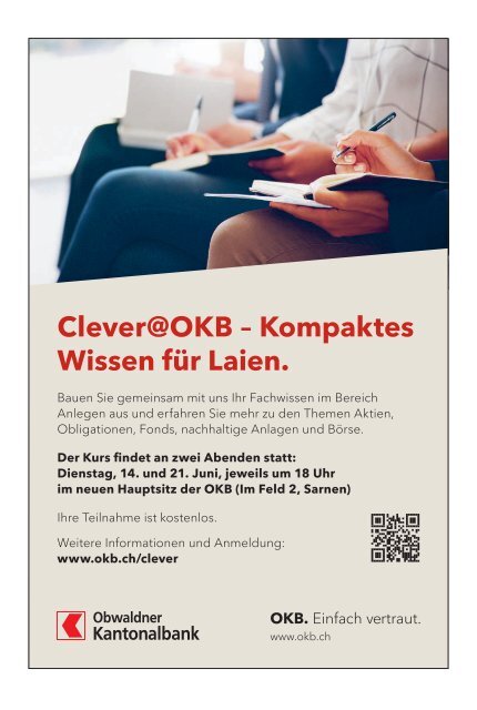 Aktuell Obwalden | KW21 | 26. Mai 2022