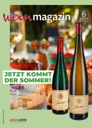 Weinzeche Weinmagazin 6_2022 – Die Kunst des Genießens