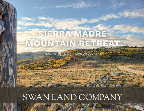 Sierra Madre Mountain Retreat Offering Brochure