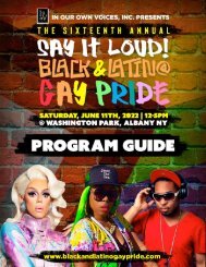 2022 Say It Loud! Black & Latin@ Gay Pride