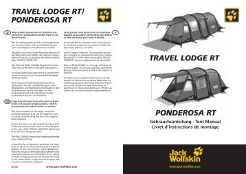 TRAVEL LODGE RTI PONDEROSA RT - Jack Wolfskin