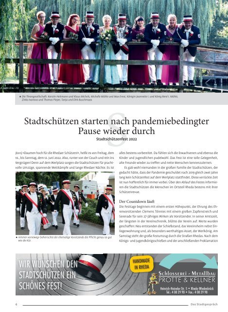 Das Stadtgespräch Ausgabe Juni auf Mein Rheda-Wiedenbrück 