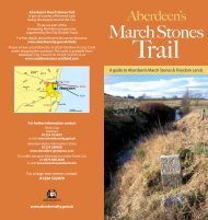 March Stones Trail - Aberdeen City Council