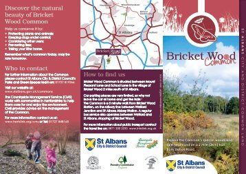 Bricket Wood Common leaflet