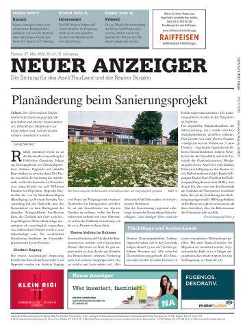 Neuer Anzeiger 27. Mai 2022