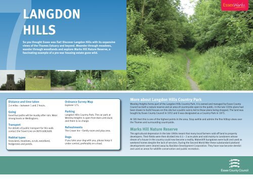 Langdon Hills Country Park - Essex County Council