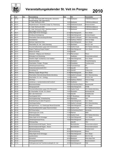 Terminkalender stveit 2010 vordruck2 - St. Veit im Pongau ...