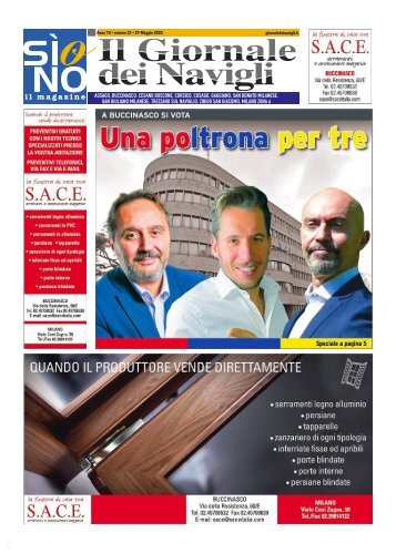 Giornale dei Navigli n. 21 - 27 maggio 2022